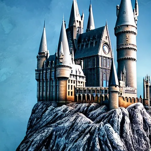 Prompt: Film still of Hogwarts castle. Extremely detailed. 4K. Screenshot.