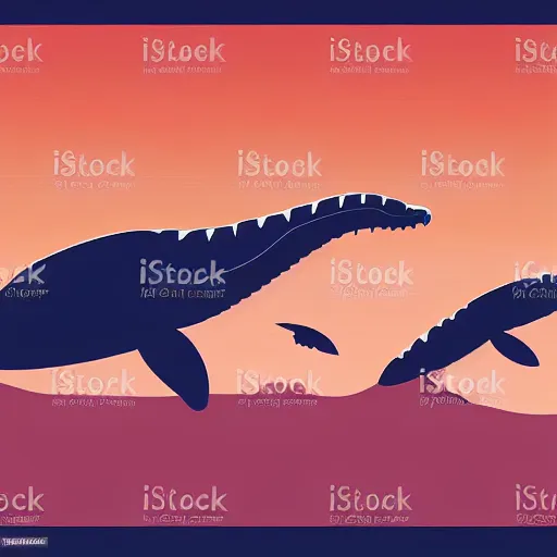 Image similar to vector art whales