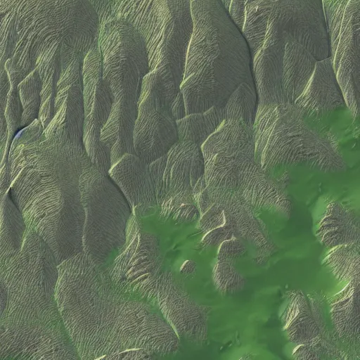 Prompt: heightmap of mountain