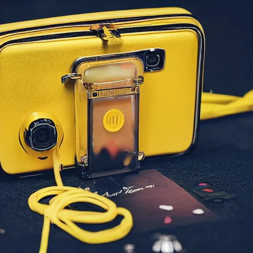 Image similar to a camera carried by billie eilish in a casino