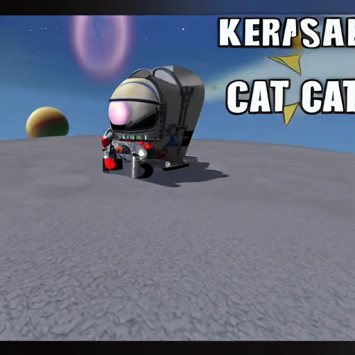 Image similar to kerbal space program cat mod