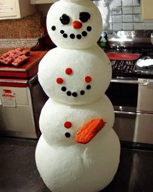 Image similar to snowman made of meat!!!!!!!!!!!!!!!!!!!!!!!!!!!!!