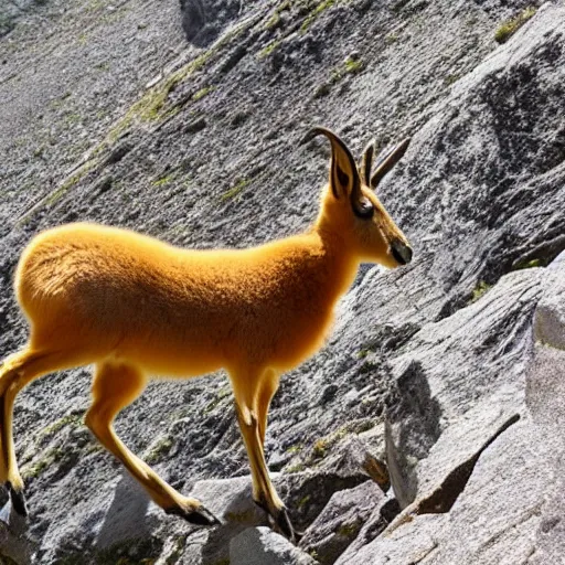 Image similar to a chamois on a mountain