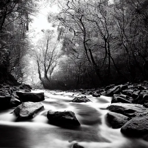 Image similar to the underworld river, gloomy, HD.