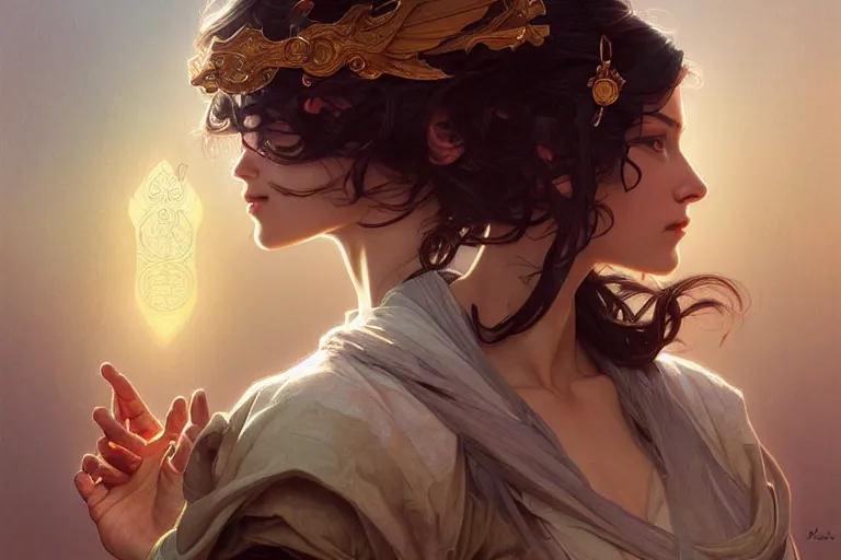 Prompt: the righteous hand of god, deep focus, intricate, elegant, highly detailed, digital painting, artstation, concept art, matte, sharp focus, illustration, art by artgerm and greg rutkowski and alphonse mucha