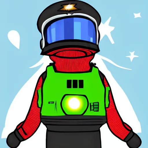 Image similar to space cop