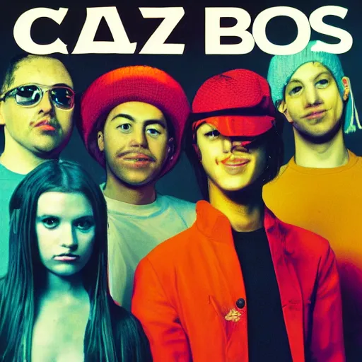 Image similar to album cover of a pop group named crazy beats, album cover art, album cover