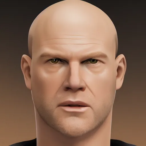 Image similar to Hank Venture in real life a round face and athletic body and neck, thin, blonde buzzcut, realistic, very realistic, hyperrealistic, highly detailed, very detailed, extremely detailed, detailed, digital art, oil painting, trending on artstation, headshot and bodyshot, detailed face, very detailed face, extremely detailed face, HD Quality, 8k resolution, very very detailed face, real life