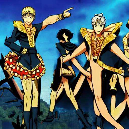 Prompt: Vento aureo