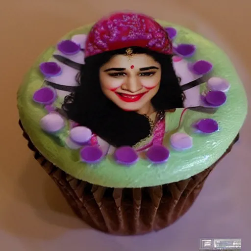 Image similar to tamanna bhatia as a cupcake