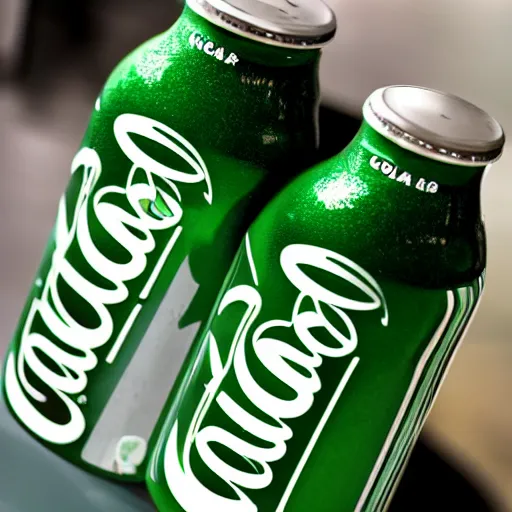 Image similar to green coca-cola