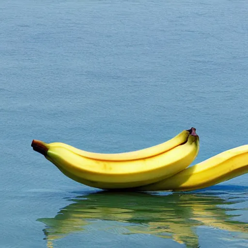 Image similar to friendly banana in a boat