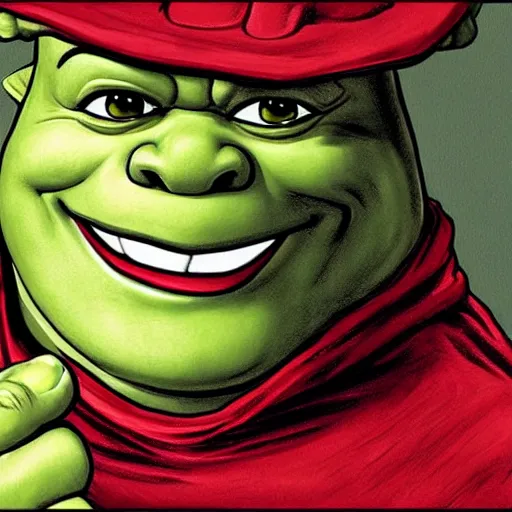 Image similar to portrait of shrek, by Akira Toriyama