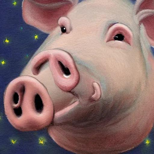 Image similar to god as a pig