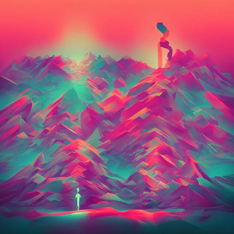 Prompt: beautiful album cover design by Jonathan Zawada and beeple, emotional, beautiful bright haunting imagery