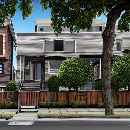 Image similar to 6 5 5 1 no. 3 rd, richmond, bc v 6 y 2 b 6 destroyed by army of cats photorealistic