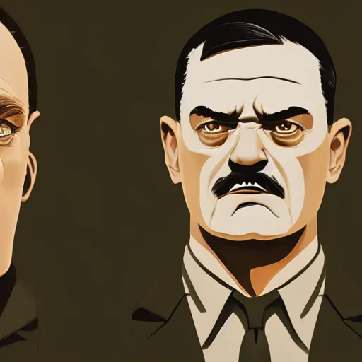 Prompt: face icon of mike patton mixed with hitler, stylized minimalist george lucas, loftis, cory behance hd by jesper ejsing, by rhads, makoto shinkai and lois van baarle, ilya kuvshinov, rossdraws global illumination