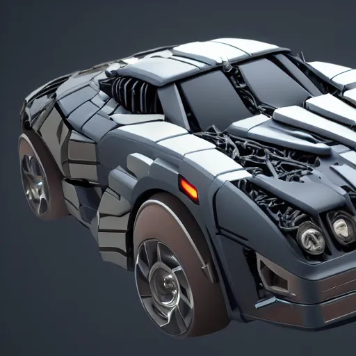 Prompt: mechanical decepticon car transformers, hydra body and many hedas, cinematic, diffuse light, rendered in povray