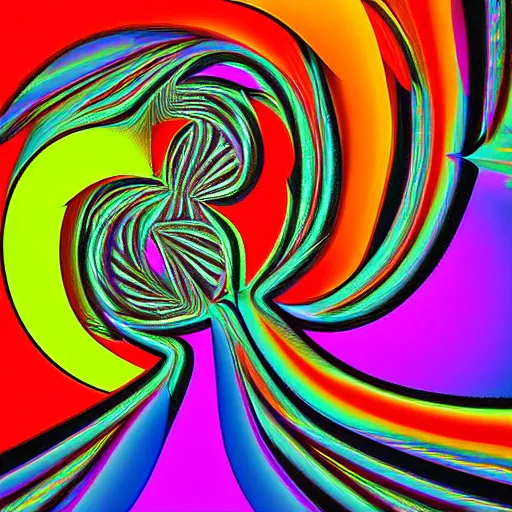 Prompt: colorful, digital art, 3 d labyrinth, similar to relativity by m. c. escher