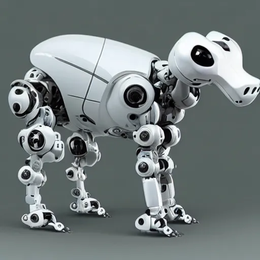 Image similar to photo of cybermorphic robotic animal