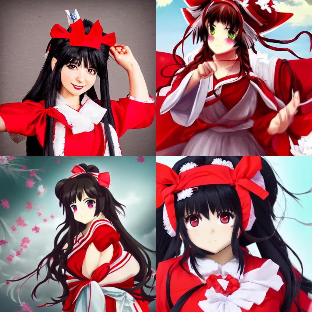 Prompt: hakurei reimu