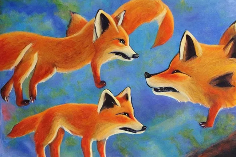 Image similar to 🦊🇦🇺🎨🖌️