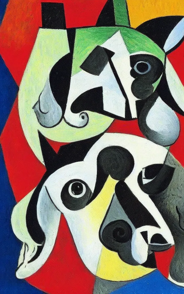 Picasso dog hot sale painting