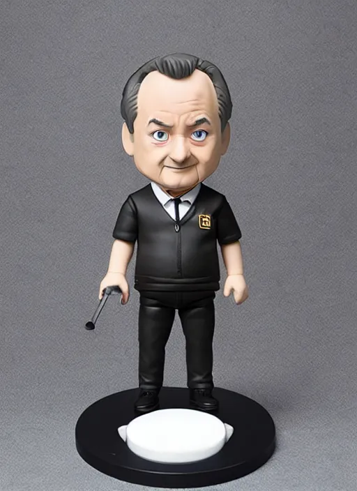 Image similar to bill murray, an nendoroid of bill murray figurine, realistic face, detailed product photo