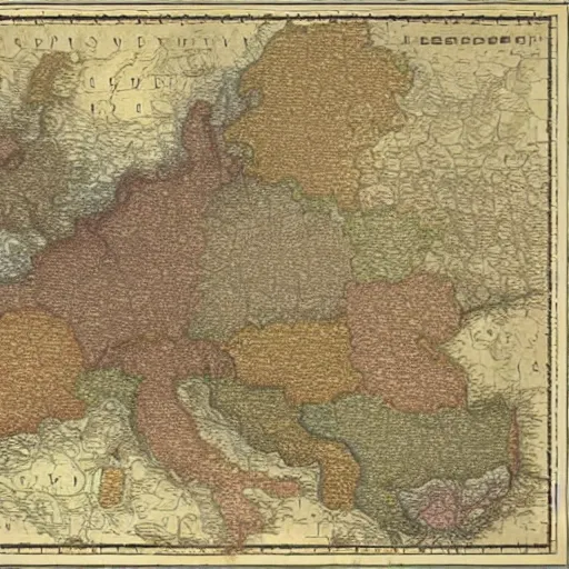 Prompt: the map of germany in 1 9 3 6 by greg rutkowski