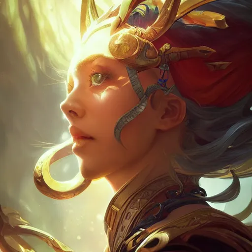 Image similar to perfectly - centered - portrait of league of legends, intricate, highly detailed, digital painting, artstation, concept art, smooth, sharp focus, illustration, unreal engine 5, 8 k, art by artgerm and greg rutkowski and alphonse mucha