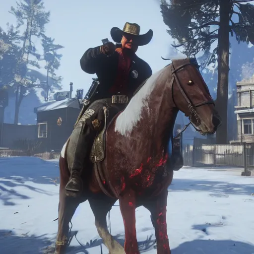 Image similar to Duke Nukem in Red Dead Redemption 2