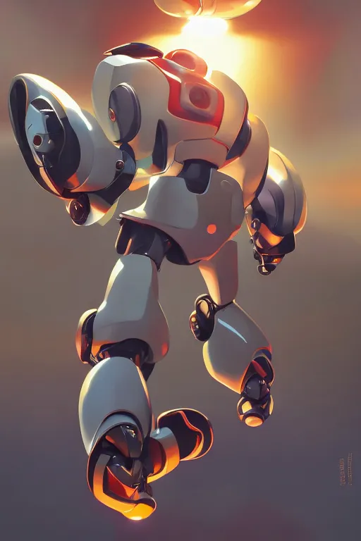 Image similar to metabots medabots medarotto medarot robot minimalist comics, behance hd by jesper ejsing, by rhads, makoto shinkai and lois van baarle, ilya kuvshinov, rossdraws global illumination ray tracing hdr radiating a glowing aura