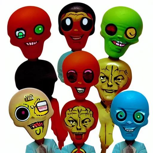 mars attacks vinyl finger puppets Stable Diffusion OpenArt