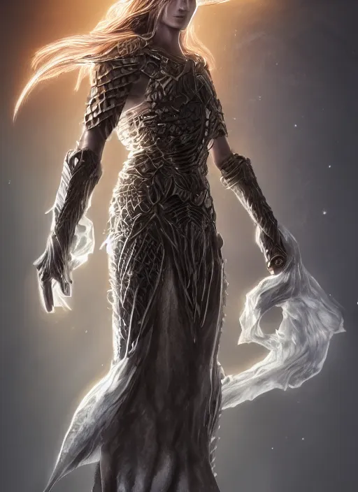 Image similar to ultra detailed fantasy sandman, elden ring, realistic, dnd character portrait, full body, dnd, rpg, lotr game design fanart by concept art, behance hd, artstation, deviantart, global illumination radiating a glowing aura global illumination ray tracing hdr render in unreal engine 5