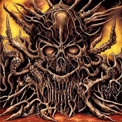 Image similar to best death metal album cover ever