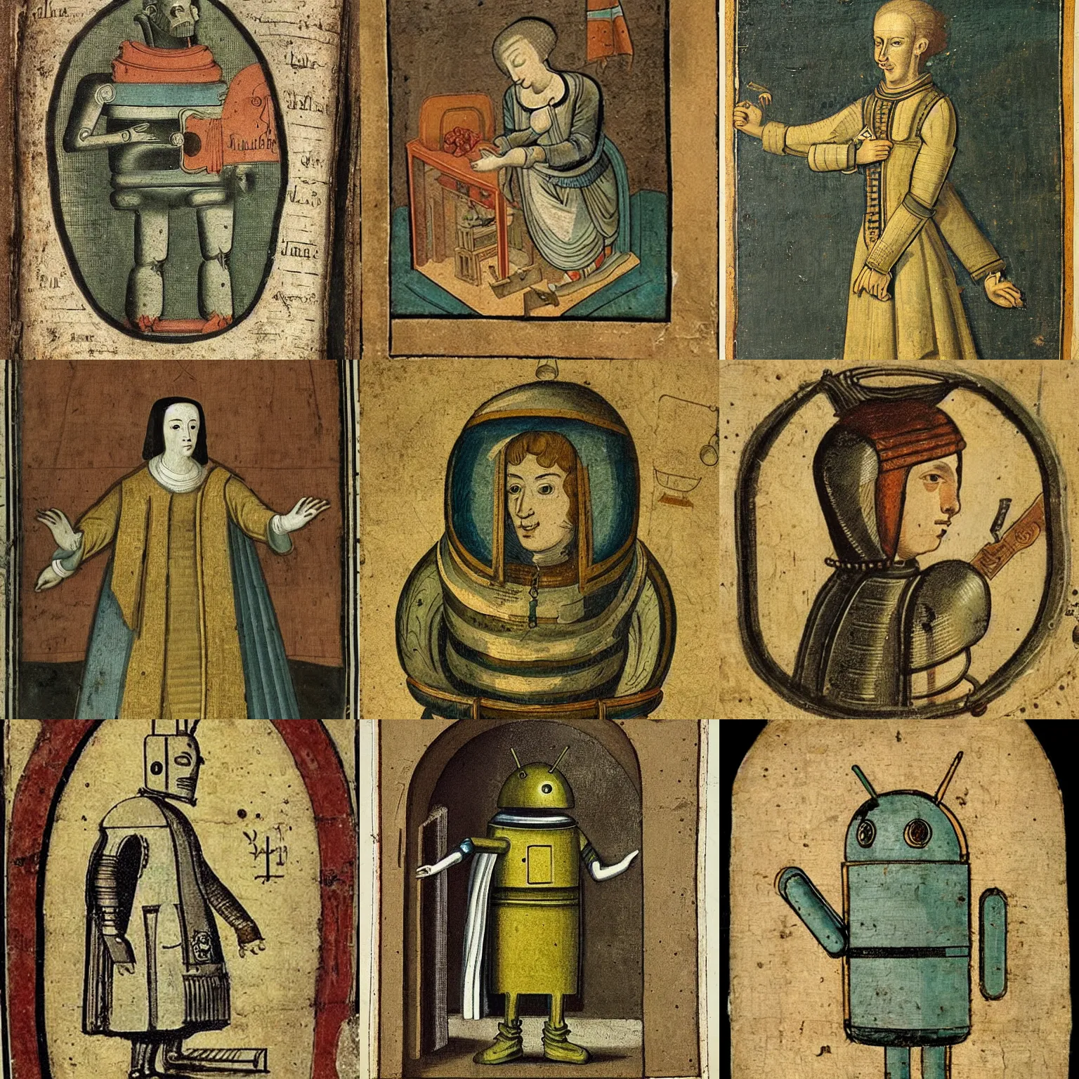 Prompt: a 17th century depiction of an android