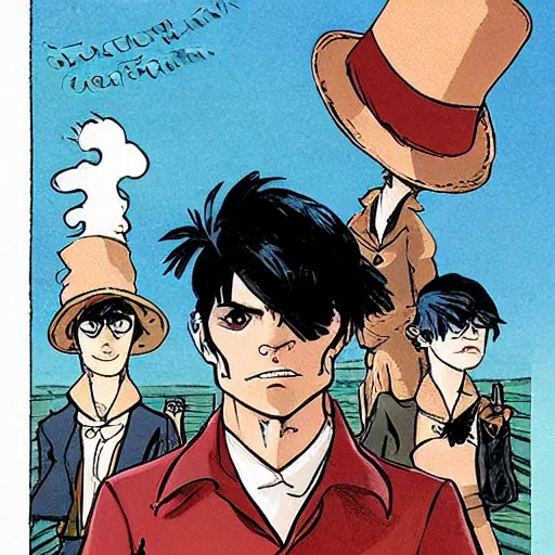 Image similar to corto maltese