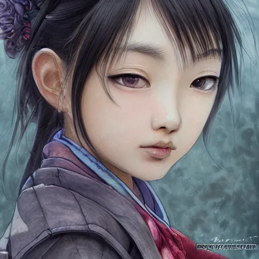 Image similar to dynamic composition, motion, ultra-detailed, incredibly detailed, a lot of details, amazing fine details and brush strokes, colorful and grayish palette, smooth, HD semirealistic anime CG concept art digital painting, watercolor oil painting of a Japanese schoolgirl, by a Chinese artist at ArtStation, by Huang Guangjian, Fenghua Zhong, Ruan Jia, Xin Jin and Wei Chang. Realistic artwork of a Chinese videogame, gradients, gentle an harmonic grayish colors.