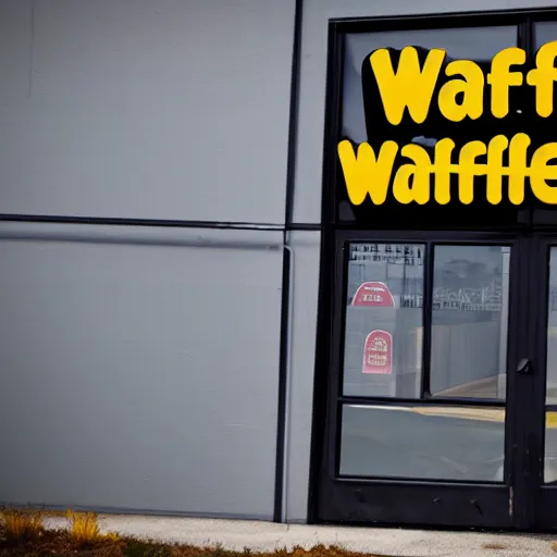 Image similar to wafflehouse employee's below wafflehouse sign