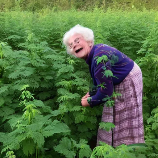 Prompt: don't push granny in the nettles