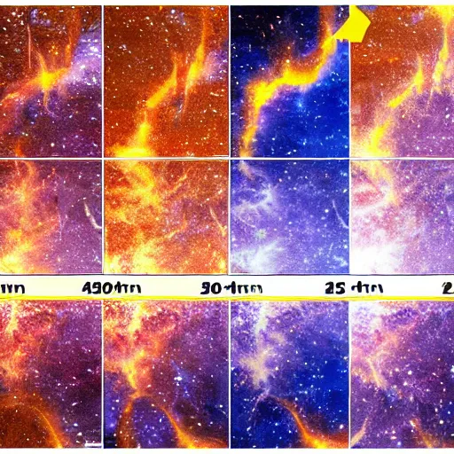 Image similar to broken physics spilling into the universem epic scale, 30 minutes before the big bang, 30 minutes after the end of the universe, inverted reality