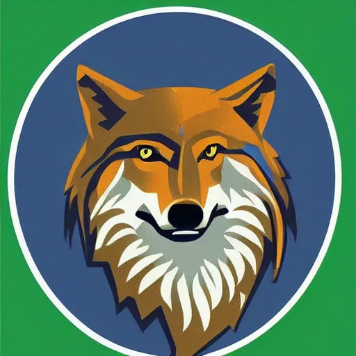 Image similar to wolf portrait, soviet propaganda poster style, populism, propaganda, lies, squint eyes