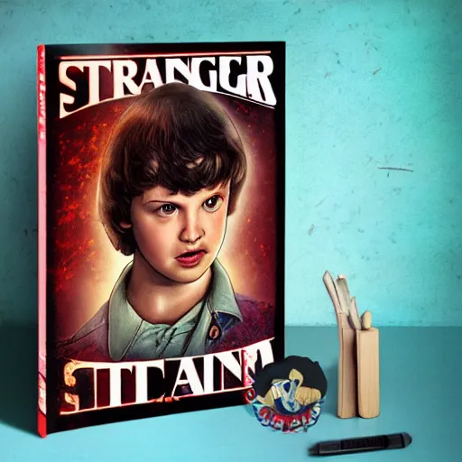 Image similar to stranger things eleven fighting vecna high quality photorealistic