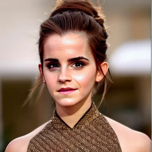 Image similar to emma watson mixed with kim kardashian