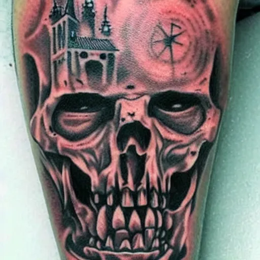 Image similar to horror tattoo ideas