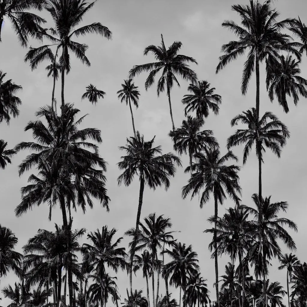 Prompt: palm tree apocalypse