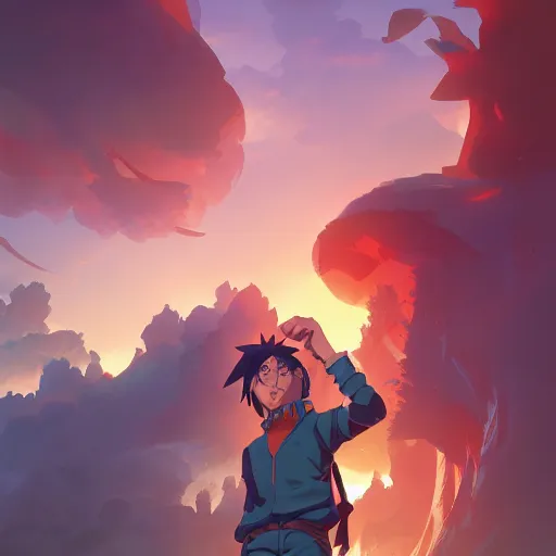 Prompt: hero world naruto, behance hd by jesper ejsing, by rhads, makoto shinkai and lois van baarle, ilya kuvshinov, rossdraws global illumination