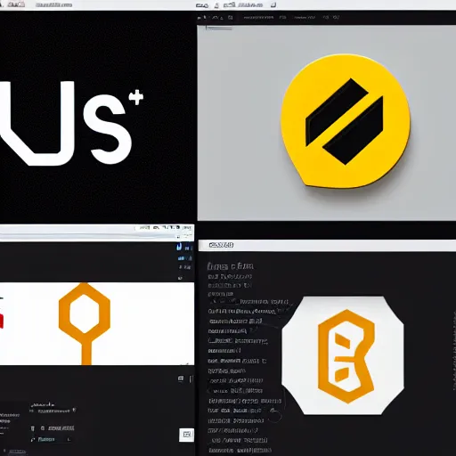 Image similar to new javascript logo, artstationhq, digital art