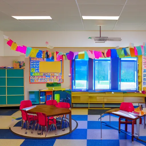 Image similar to a school reception, 4 k