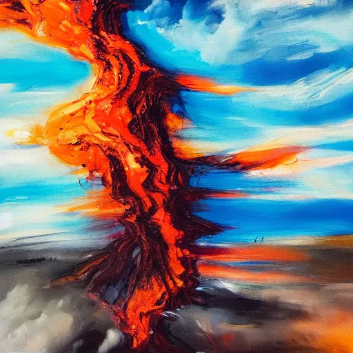 Image similar to “eruptions oil panting”